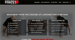 Desktop Screenshot of groundforcemethod.com